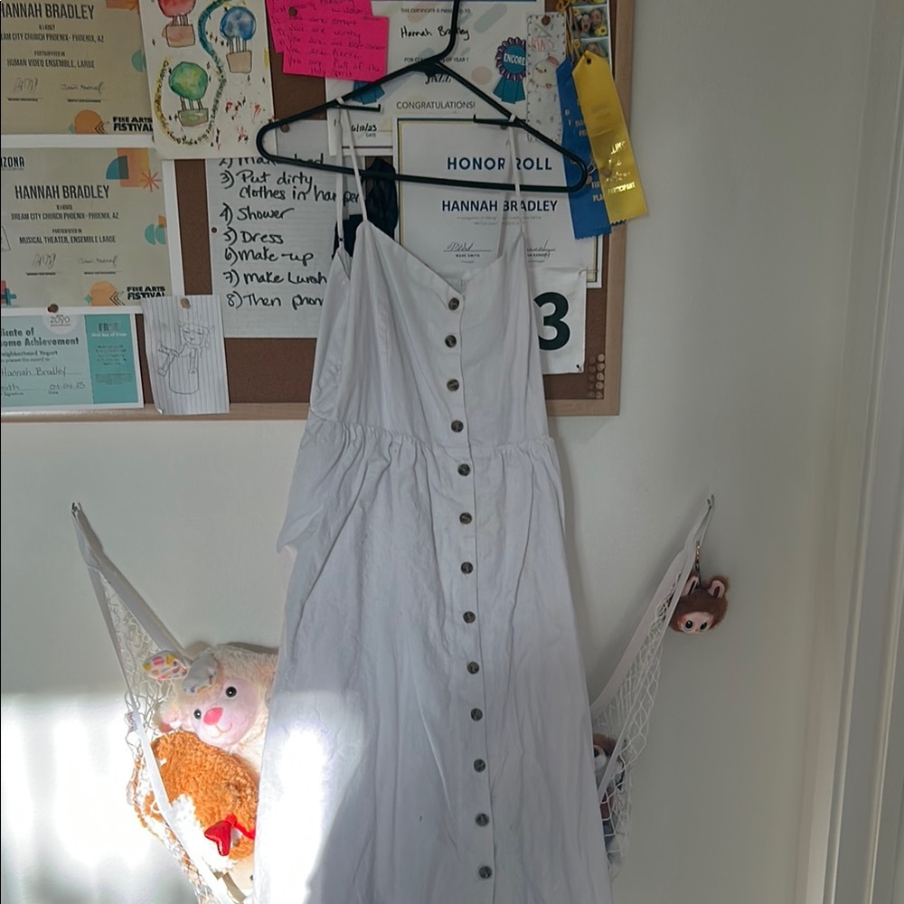 H&M White Button-Down Dress - Picture 3 of 3